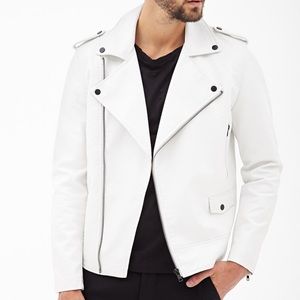 White Leather Jacket
